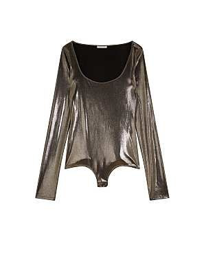 BODY TOP - METAL BLACK GOLD