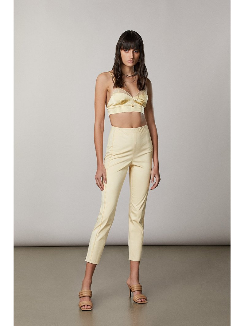 TROUSERS - MIRAGE YELLOW