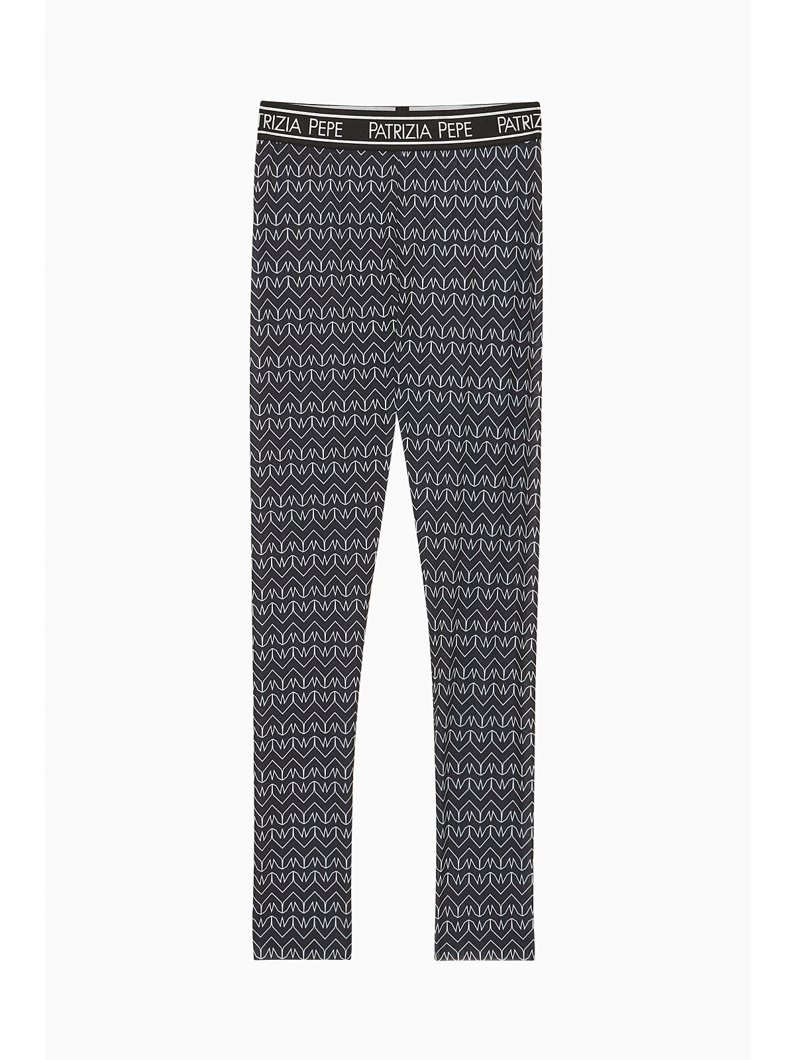 LEGGINGS - BLACK MONOGRAM