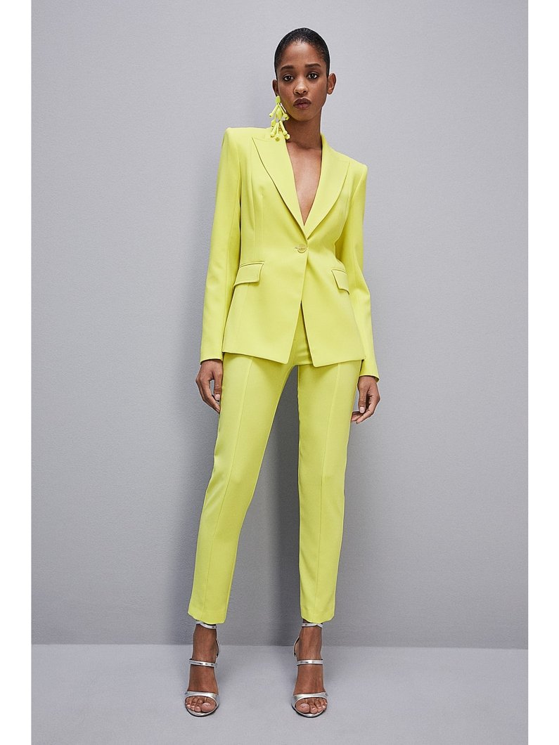 TROUSERS - CITRUS YELLOW