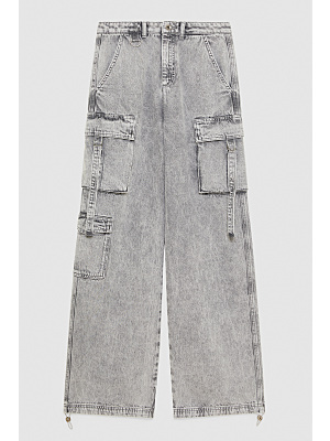 DRESS - GRAY SHADOW PRINT
