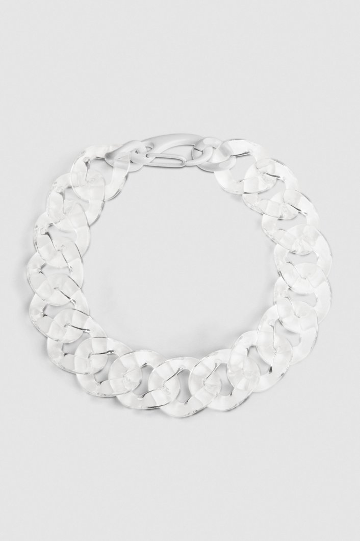 NECKLACE - TRASPARENT WHITE