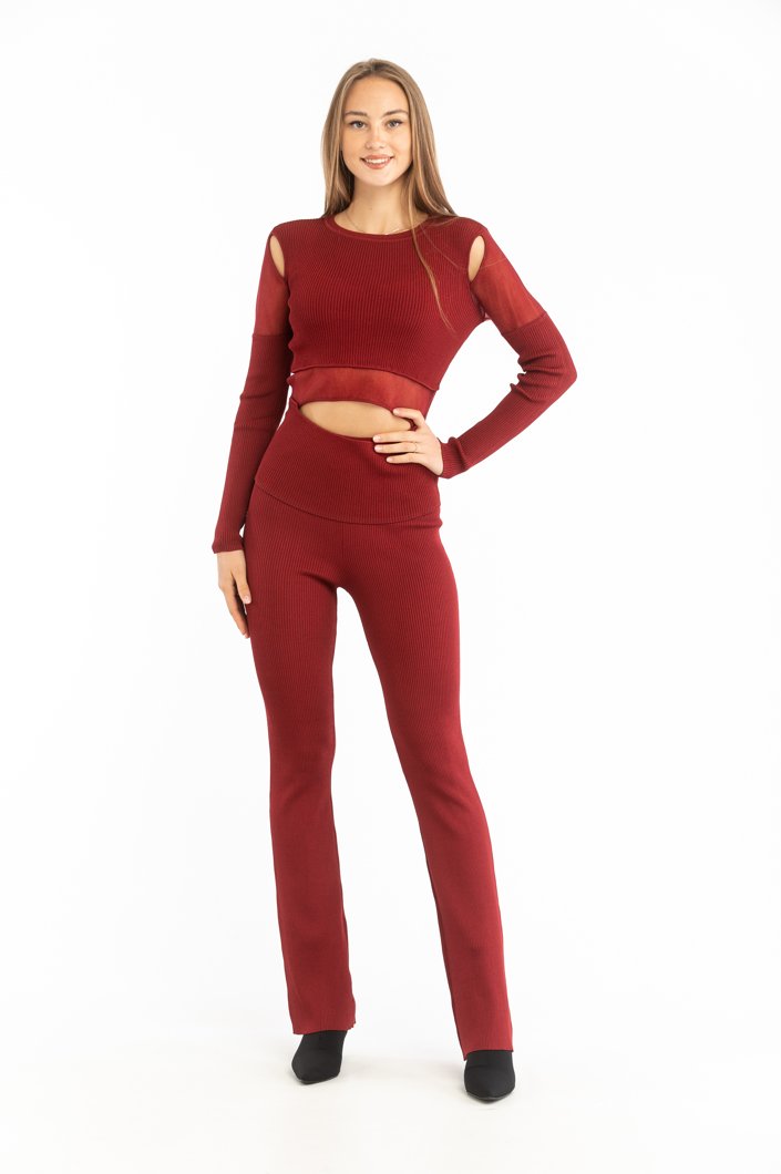 TOP LONG SLEEVE - MARTIAN RED