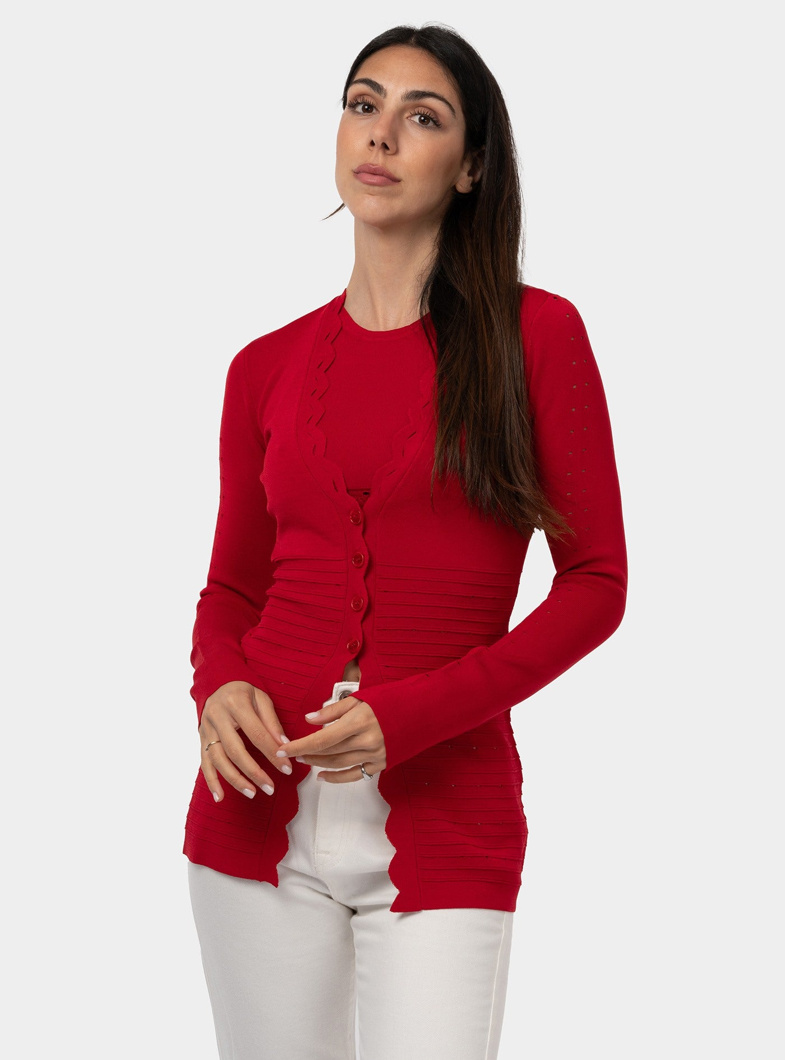 CARDIGAN - RED HEART