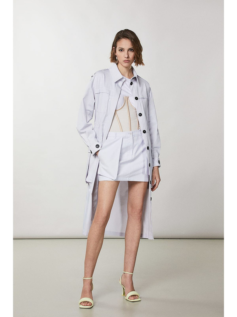 COAT - LILAC GRAY