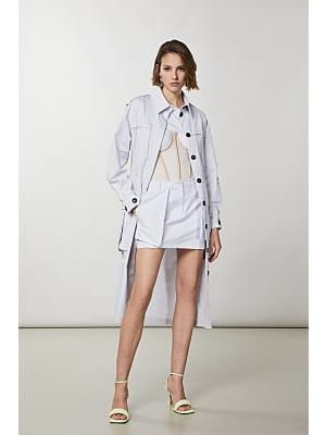 TRENCH - LILAC GRAY