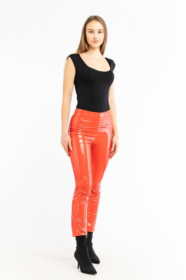 TROUSERS - RACING RED