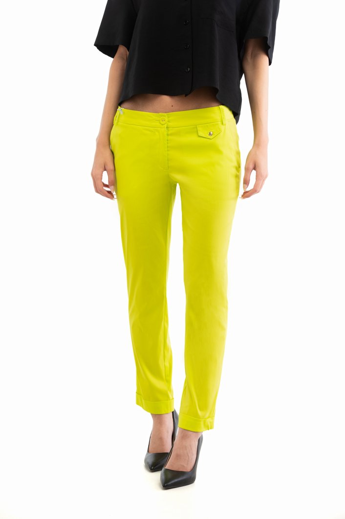 TROUSERS - CITRUS YELLOW