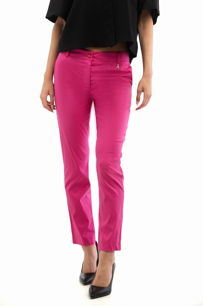 TROUSERS - CORAL FUCHSIA