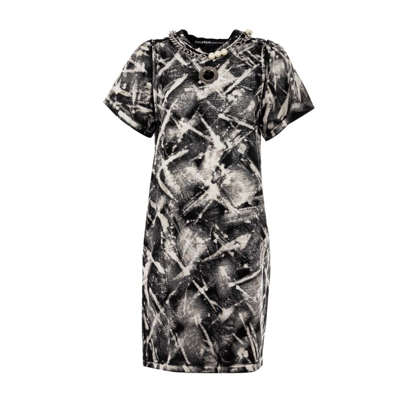 DRESS - NERO,BIANCO