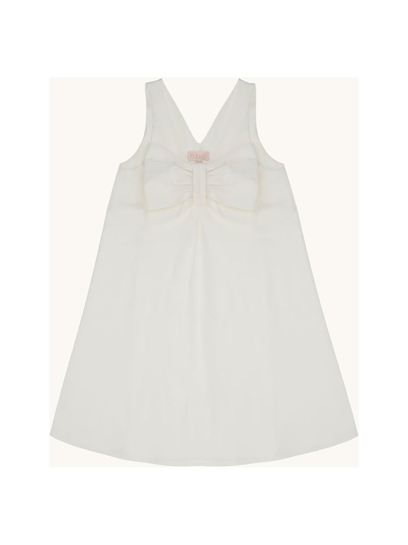 DRESS - WHITE WOOL