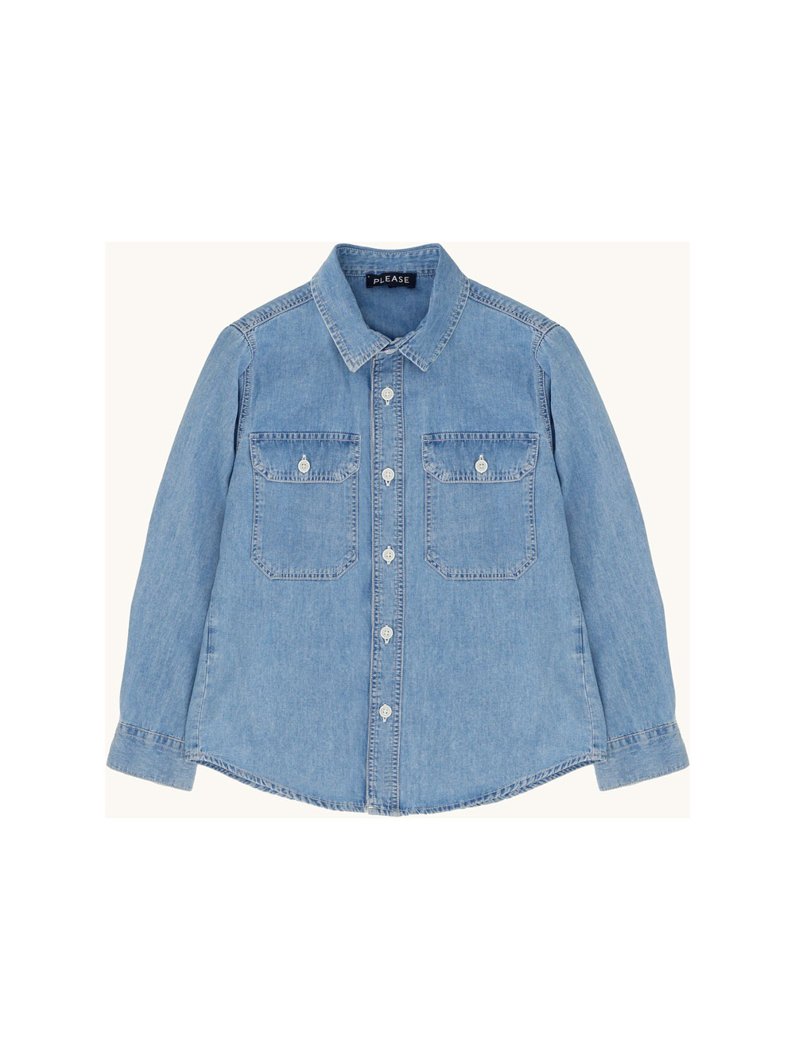 JEANS SHIRT - BLUE DENIM