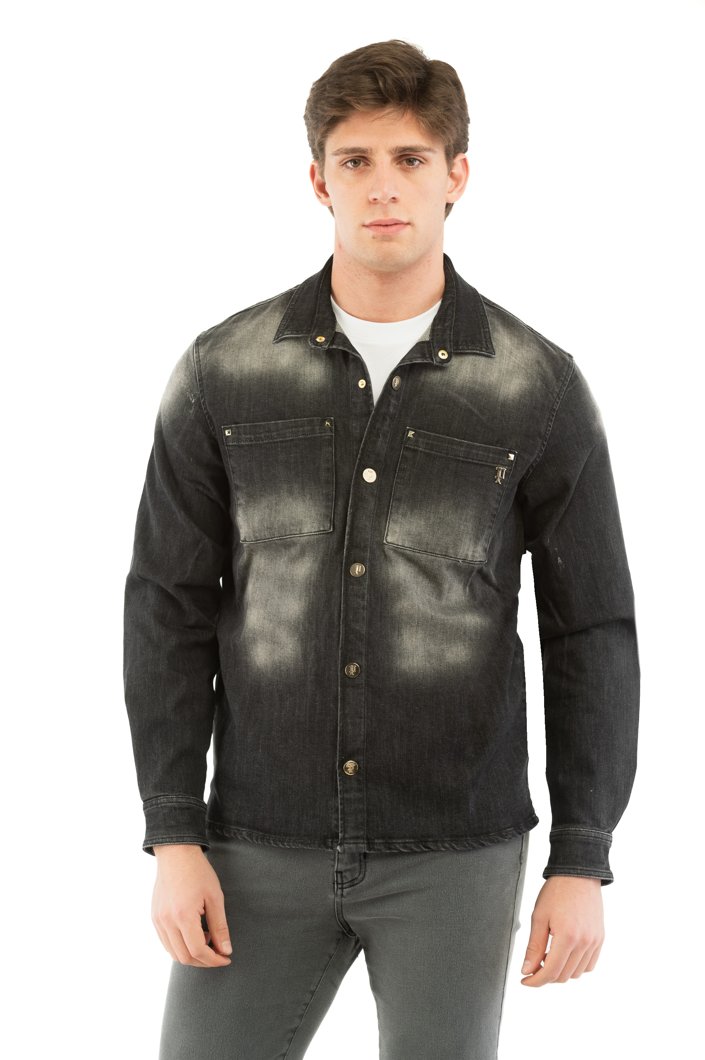 SHIRT - GREY DENIM
