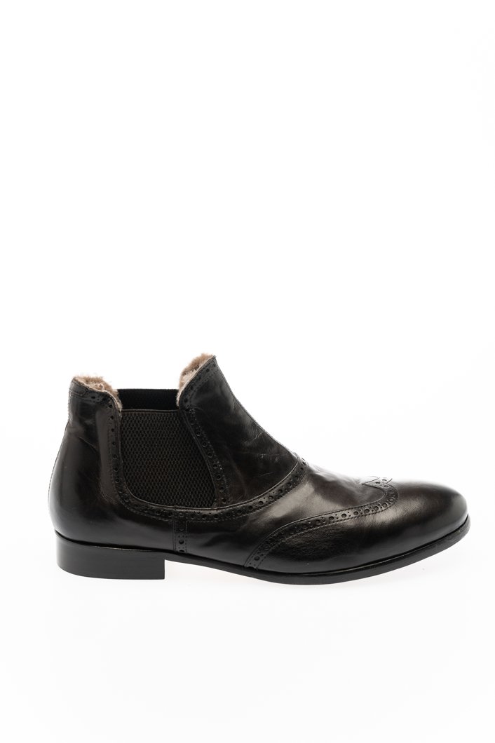ANKLE BOOTS - DARK BROWN