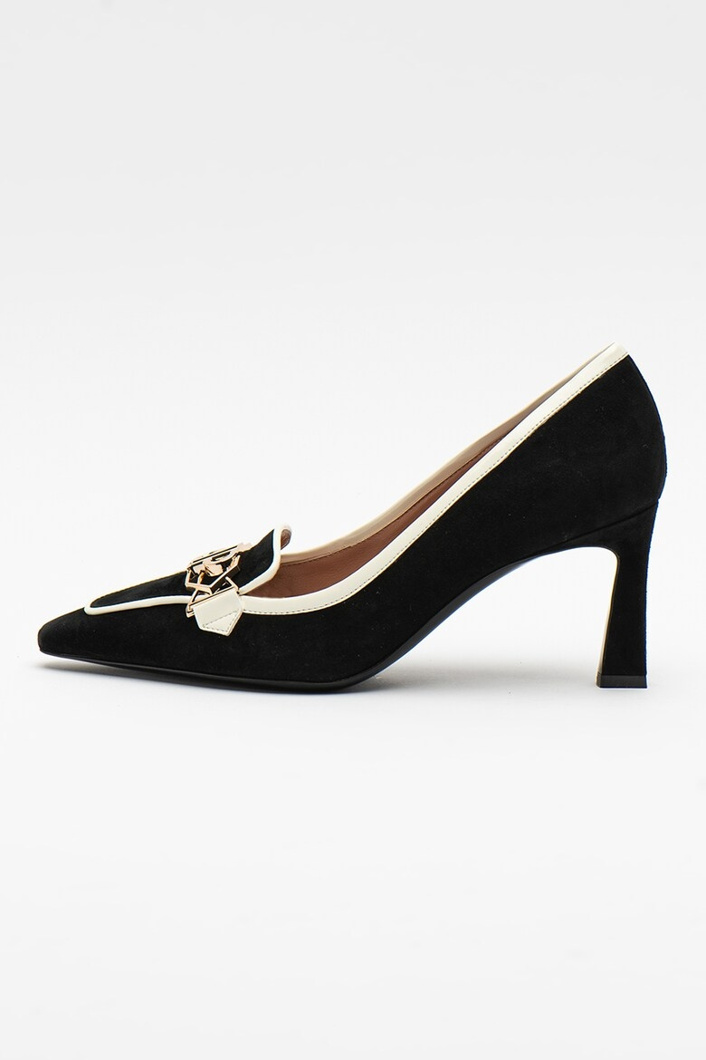 HIGH HEELS - WHITE/BLACK