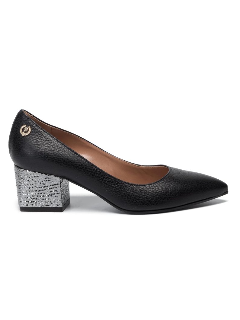 HIGH HEELS - BLACK/STEEL