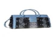 HANDBAG - TURQUOISE/BLACK
