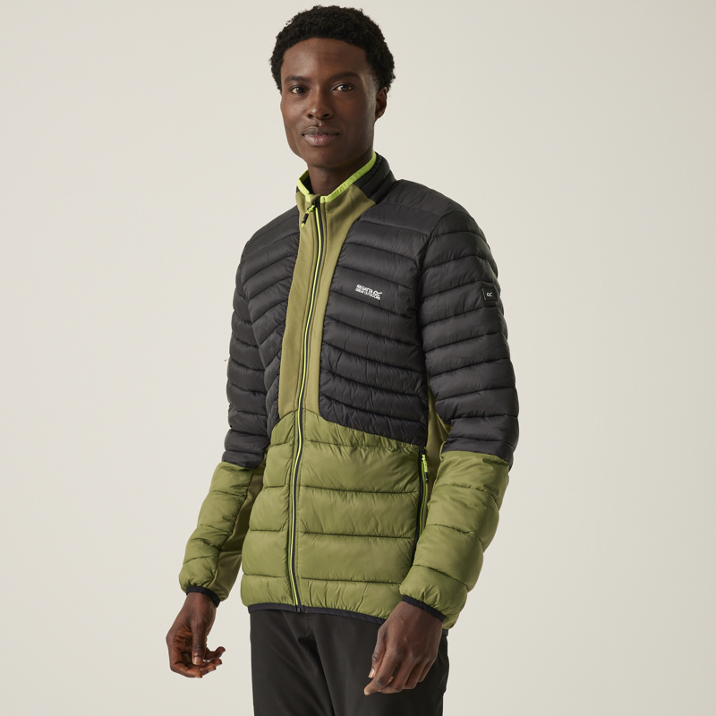 DOWN JACKET - NPHTEGRN/BLK