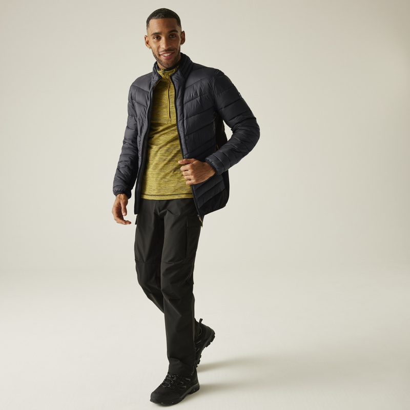 BLOUSON - ASH/BLACK
