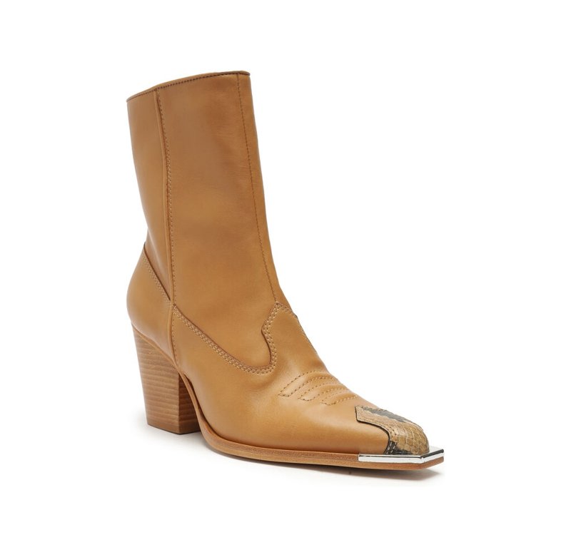 ANKLE BOOTS - BROWN