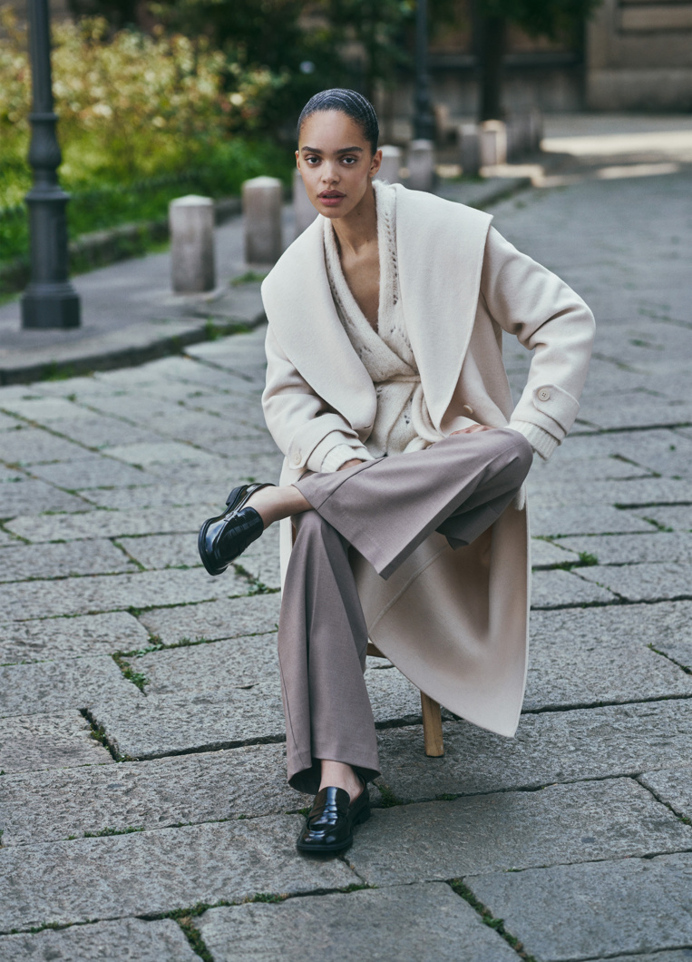 COAT - PEARLED IVORY