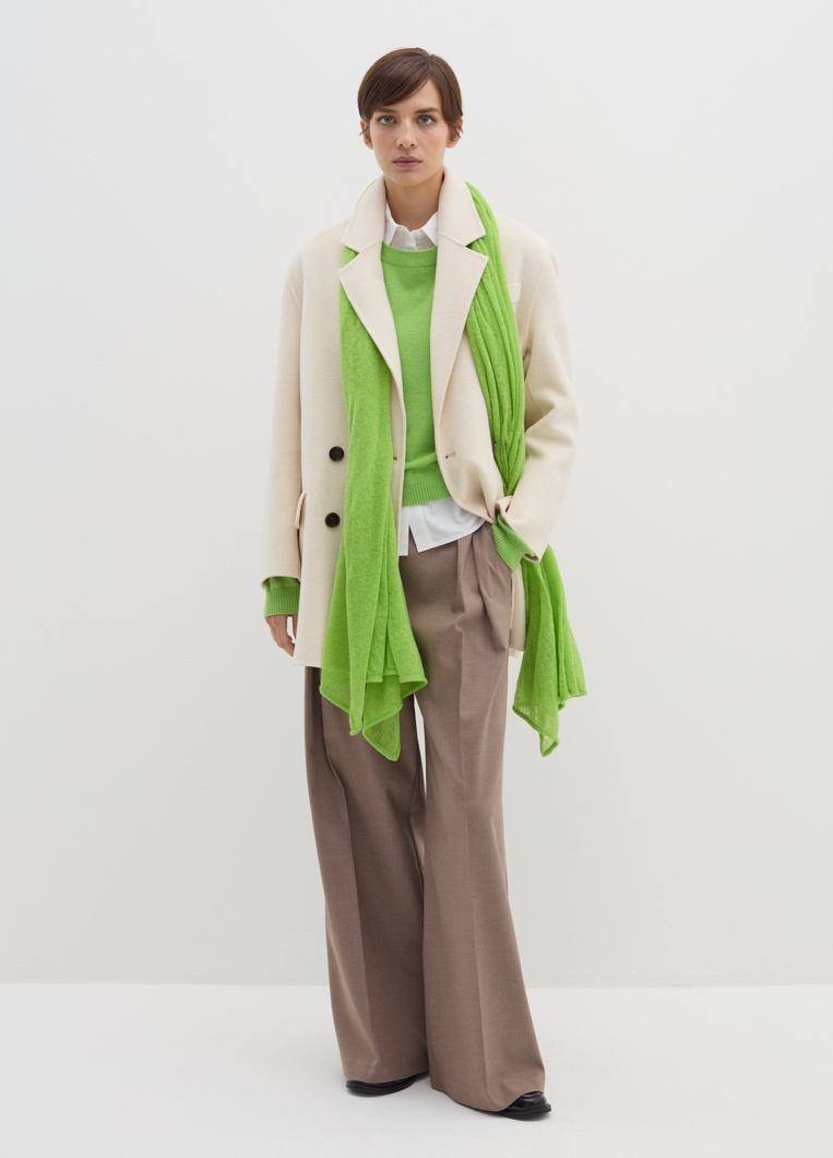 COAT - PEARLED IVORY