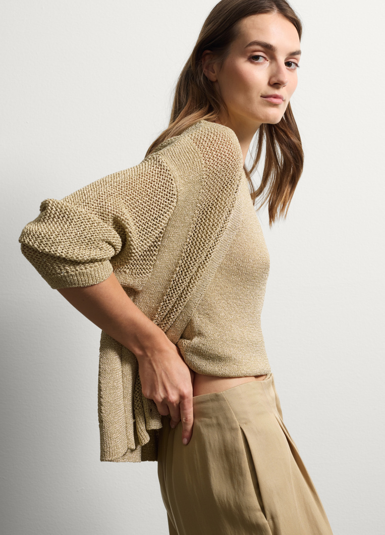 CARDIGAN - GOLD