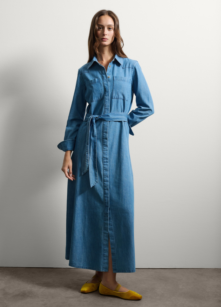 JEANS DRESS - LIGHT BLUE