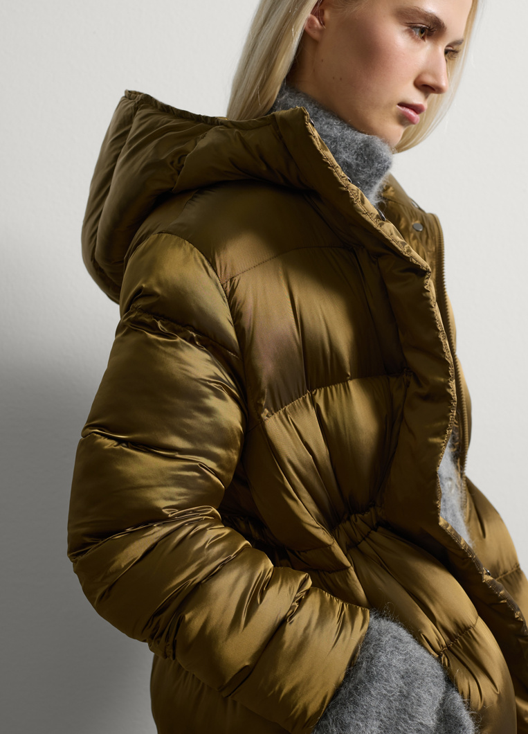 PADDED JACKET - BROWN AS L.D. OPT. A