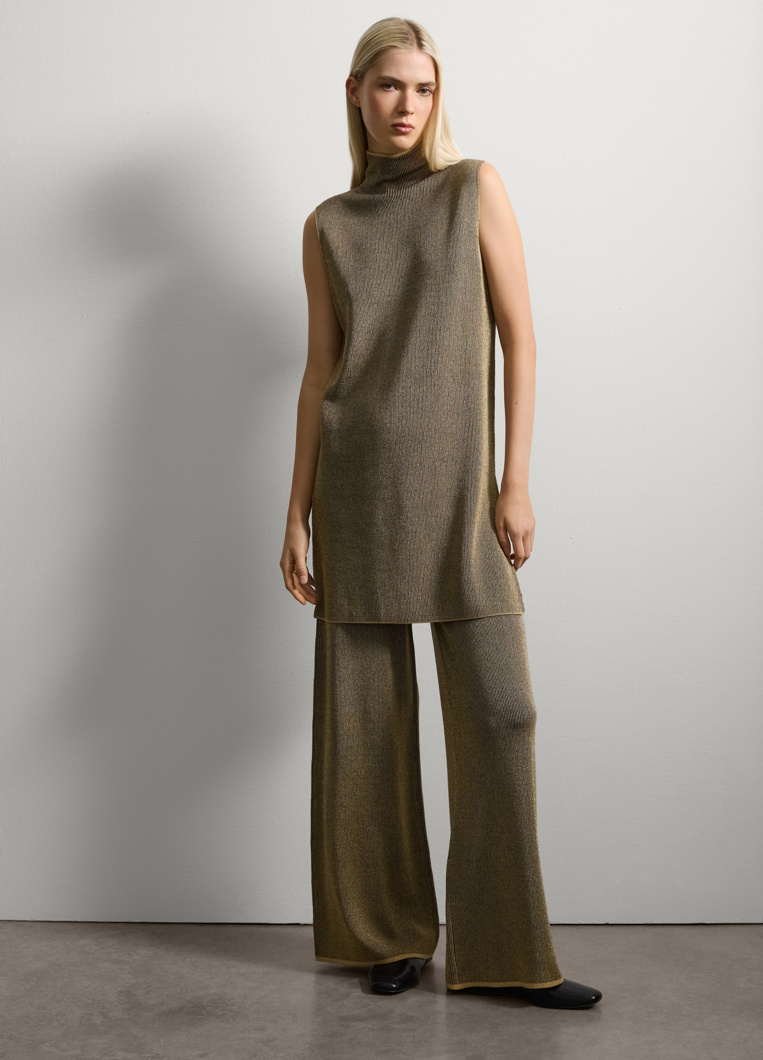 TROUSERS - BLACK GOLD
