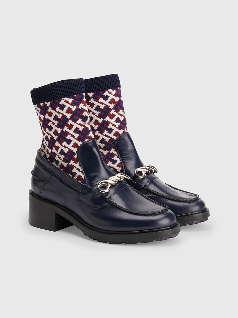 ANKLE BOOTS - BLUE