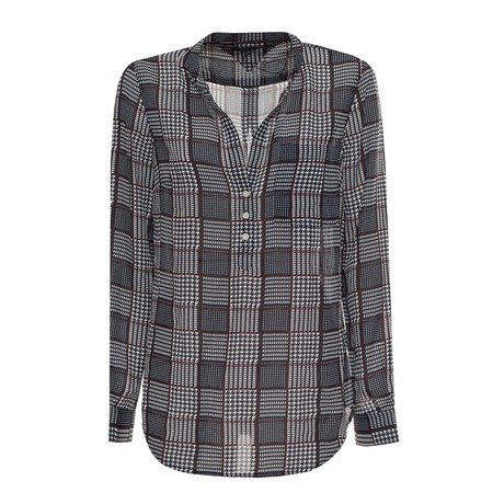 BLOUSE - BLACK MULTI