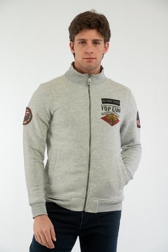 SWEATER - MELANGE GREY