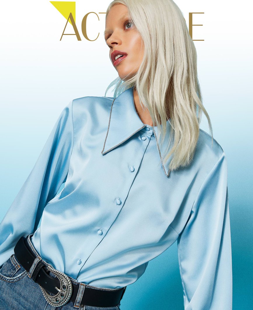BLOUSE - AIRY BLUE