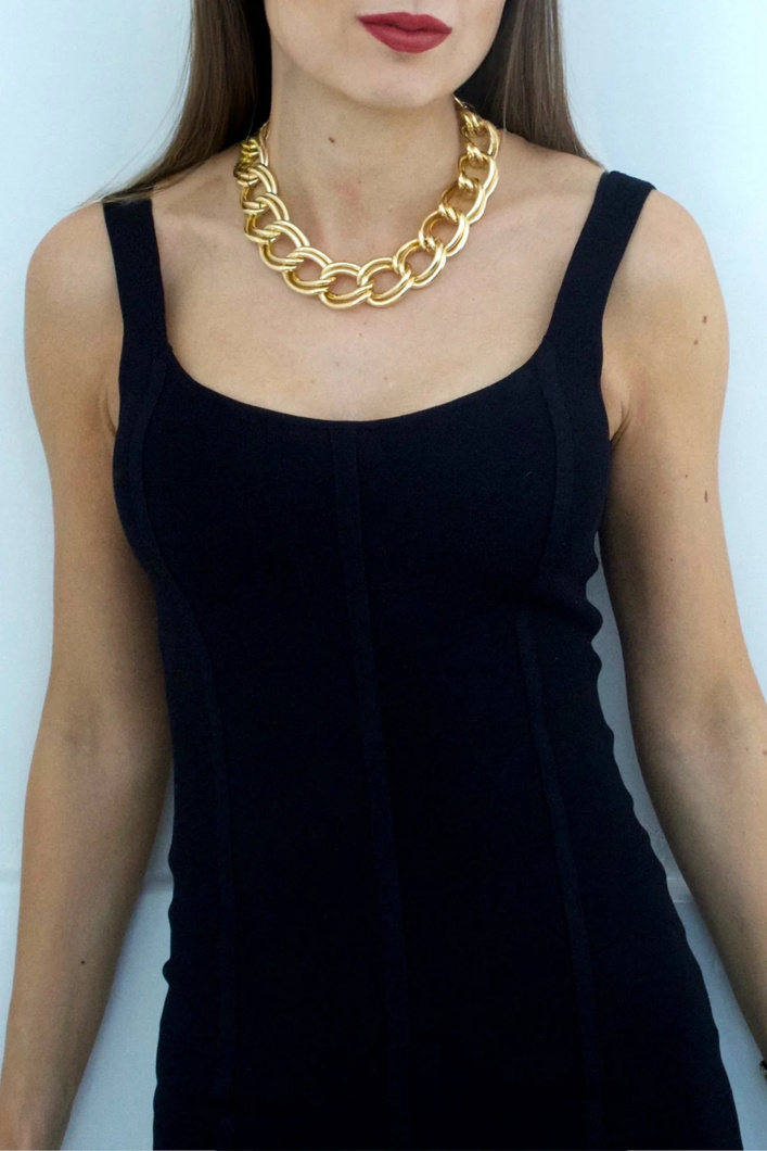 DRESS - DENIM NERO