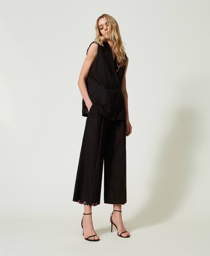 TROUSERS - NERO