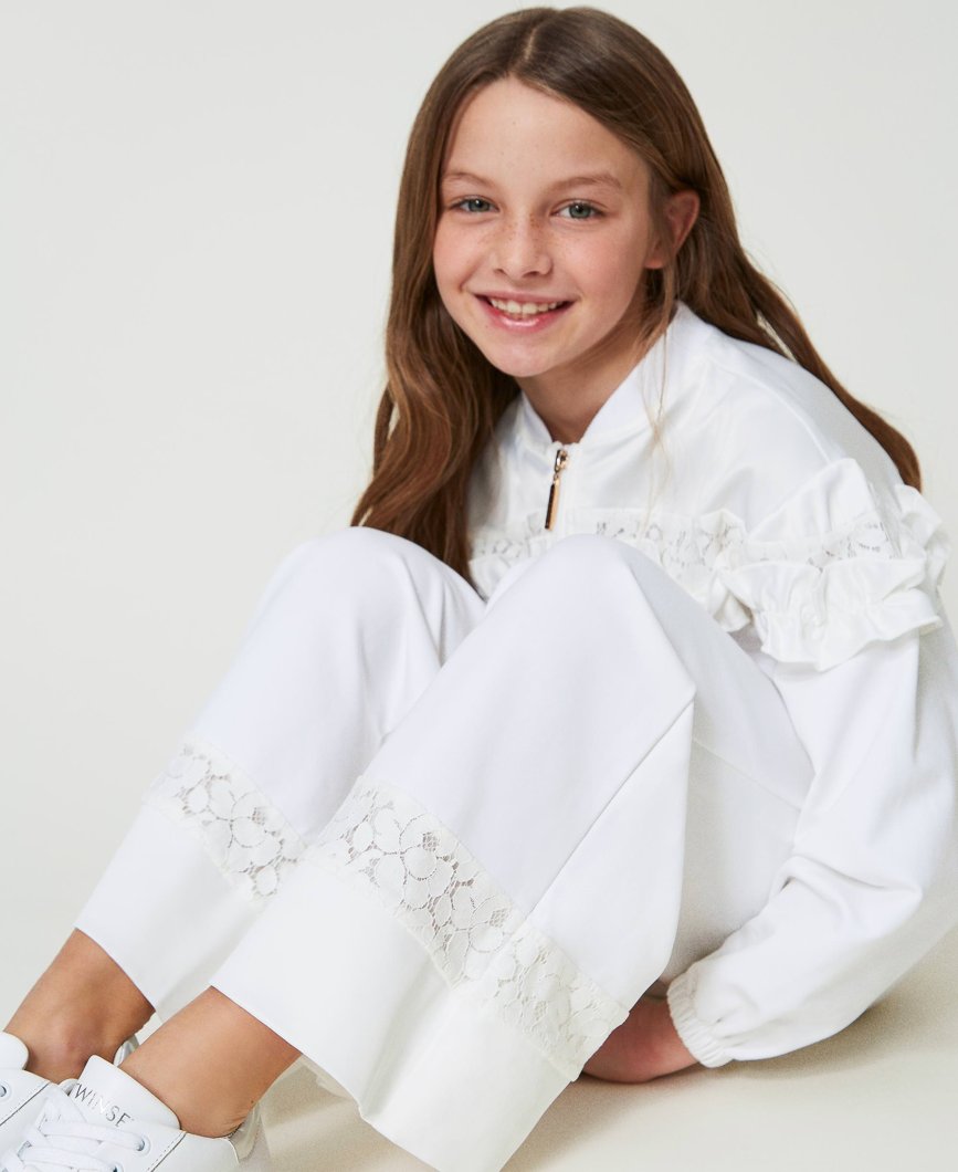 TROUSERS - LUCENT WHITE