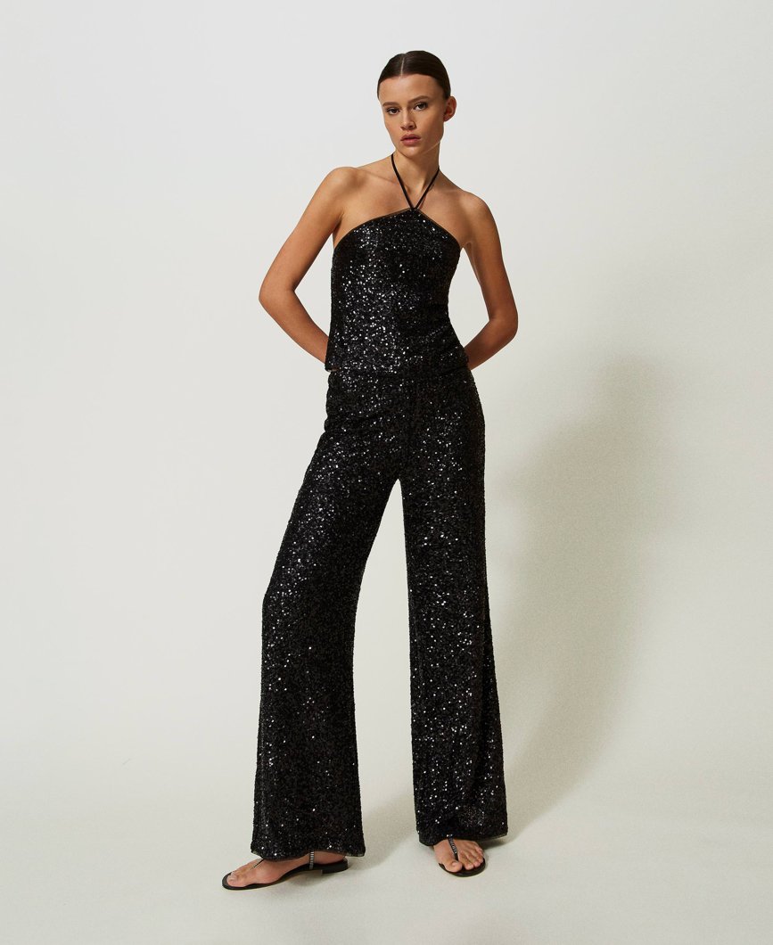 TROUSERS - NERO