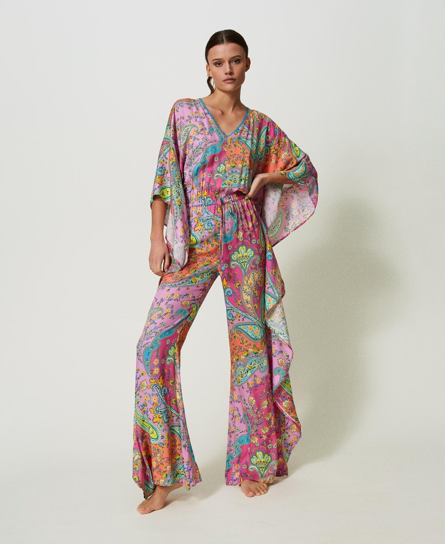 DRESS - ST.PAISLEY MUL.P.DAHLIA