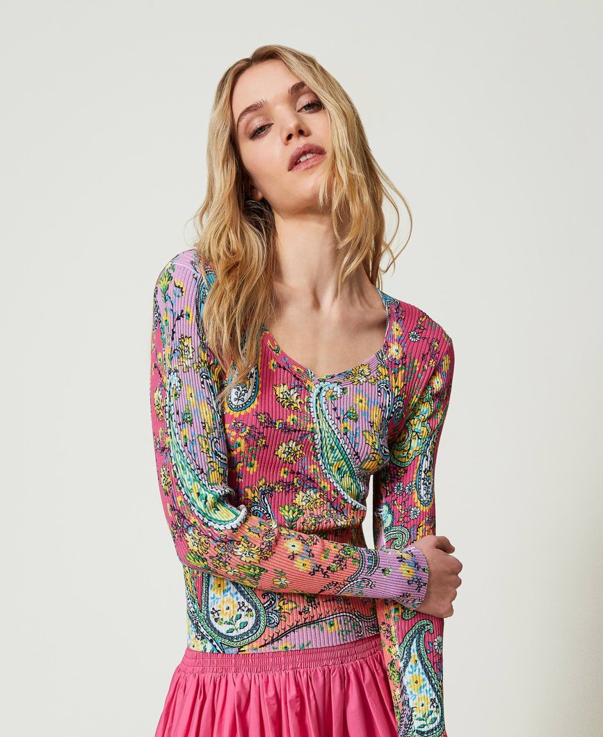 T-SHIRT - ST.PAISLEY MUL.P.DAHLIA