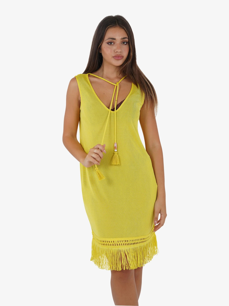 DRESS - MUSTARD