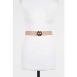 BELT - BIC.CARAMELLO/PALE PEACH