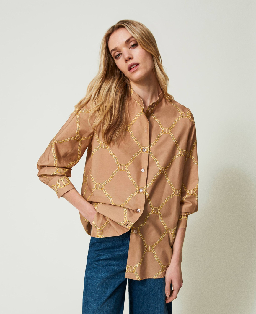 SHIRT - ST.MIX CATENE BORDO ALMOND MIL