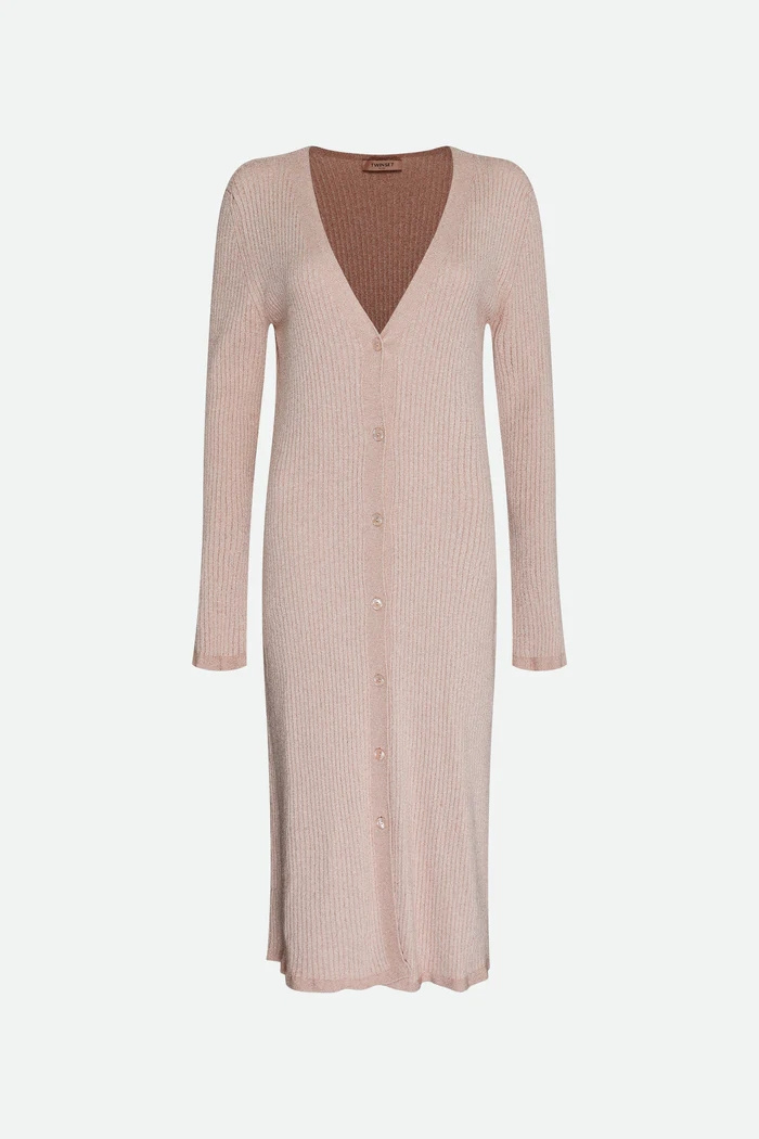 DRESS - CUPCAKE PINK LUREX