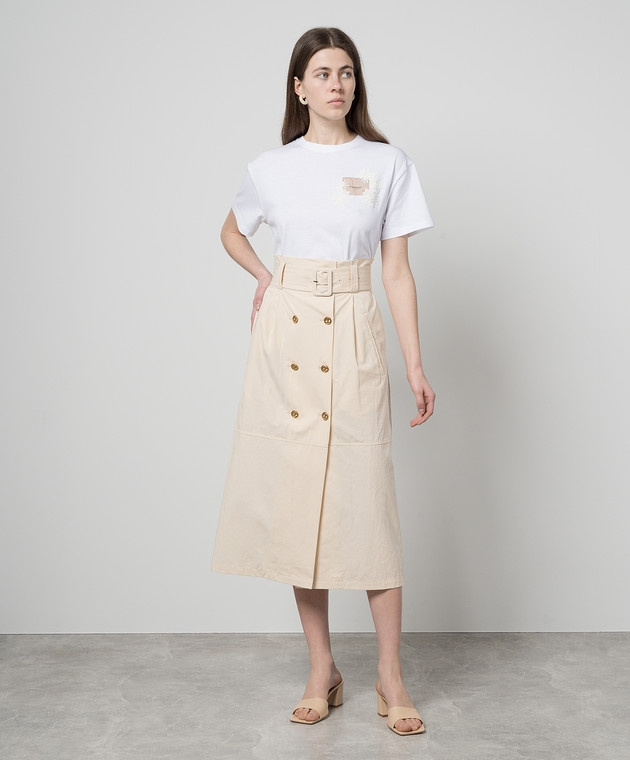 SKIRT - PARCHMENT