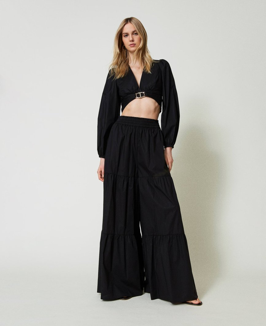 TROUSERS - GRAY GREEN