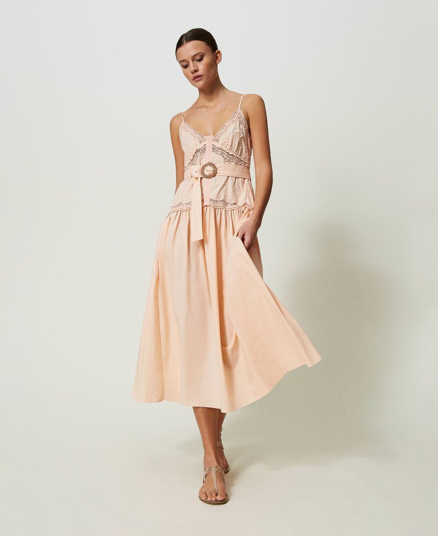 DRESS - PALE PEACH