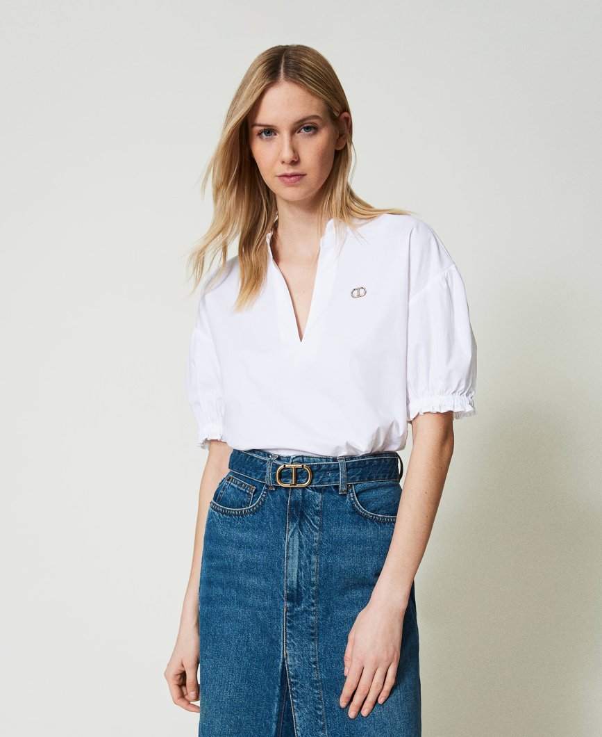 BLOUSE - BIANCO OTTICO