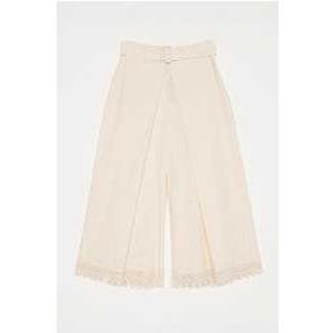 TROUSERS - PARCHMENT