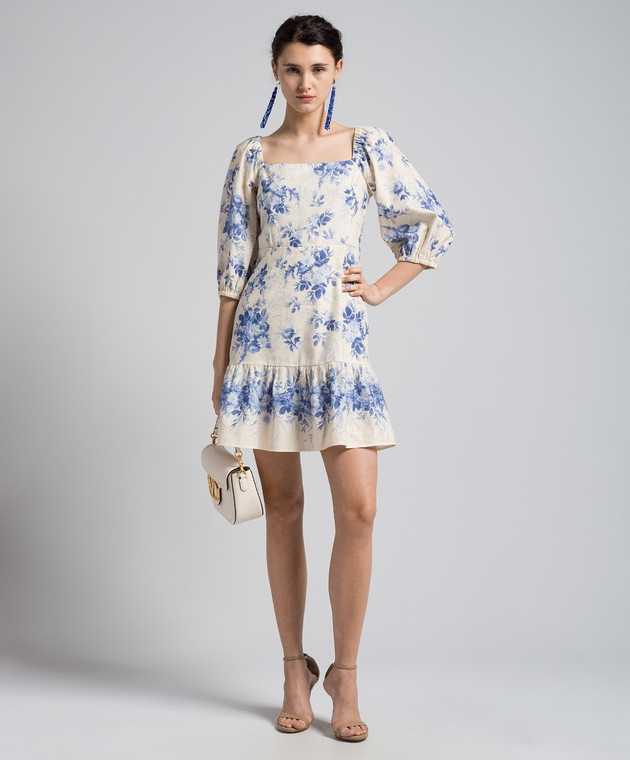 DRESS - ST.TOILE DE JOUY AVORIO/BLUE C
